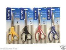 4pcs Performance Office Scissors 8 In. Stainless Steel - Right Or Left Hand