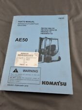Komatsu Ae50 Electric Forklift Truck Parts Manual - Pm249 2010