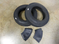 Two New 5.50-16 Carlisle Tri-rib 3 Rib Front Tractor Tires Usa Made With Tubes