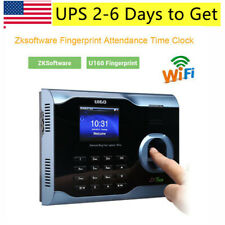 Biometric Fingerprint Attendance Time Clock Wifi Tcpip Usb