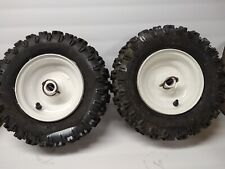 Nanco Blizzard Tractor Tires Tubed W Locking Rims Pre-owned Pre-owned 13x5.00-6