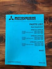 Mitsubishi Forklift Trucks Parts List