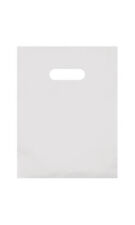 Small Clear Frosted Plastic Merchandise Bags - 9 X 12 - Case Of 250