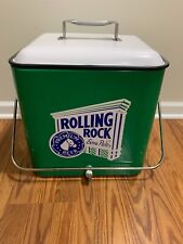 Vintage-style Rolling Rock Metal Beer Cooler