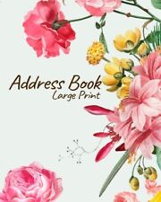 Address Book For Seniors Large Print Addresses Phone Home Cell Work Email