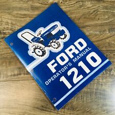 Ford 1210 Tractor Owners Operators Manual Maintenance Diesel Operations Book