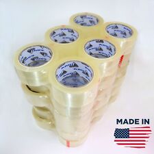 Packing Tape Case Clear Tan 24 36 Rolls 2mil 2 3 Inch 110 Yard Shipping Usps Ups