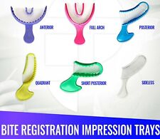 Dental Impression Bite Registration Triple Trays Mold Choose Size Quantity