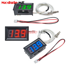 Digital Led Display K-type Thermocouple Temperature Meter Dc 12v Thermometer