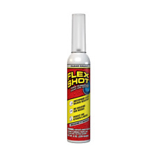 Flex Shot Rubber Adhesive Sealant Rubberized Caulk 8 Oz Clear