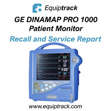 Ge Dinamap Pro 1000 Patient Monitor Service Report