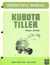 Kubota Tiller Operators Manual For Model At55