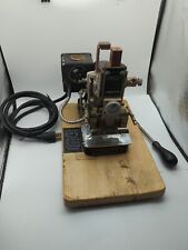 Kingsley Machine Model M-60 Hot Foil Stamping Machine Restoration Or Parts Only