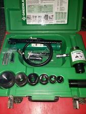 Greenlee 7306 Set 767 Pump And 746 Ram With 12-2 Die Complete Set With Case