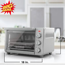 6 Slice Crisp N Bake Air Fry Toaster Convection Oven Countertop Stainless Steel