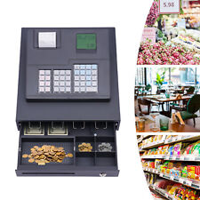 8 Digits Electronic Thermal Cash Register 38 Keys Wdrawer For Retail Pos Usb