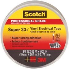 Scotch Super 33 34 In. W X 66 Ft. L Black Vinyl Electrical Tape