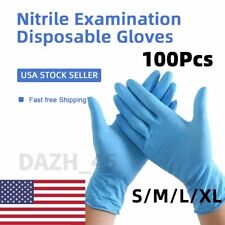 100ct Premium Medical Grade Nitrile Exam Latex Free Disposable Gloves Smlxl