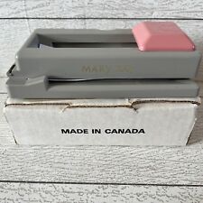 Vintage Rare Mary Kay Cosmetics Pink Grey Manual Credit Card Imprinter Slider
