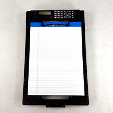 Portable Clipboard Calculator Handle Storage Solar Battery Powered Stationary
