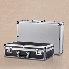 Aluminum Hard Carrying Case Jewelry Flight Briefcase Secure Box With Foam Insert