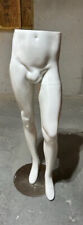 Gloss White Male Mannequin Leg Form