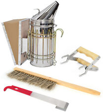 Starter Beekeeping Equipment Kit - Bee Smoker Frame Holder Brush Jhook Tool