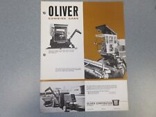 Oliver Combine Cabs Brochure 2 Pages Good Condition