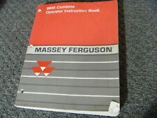 Massey Ferguson 9895 Combine Owner Operator Instruction Manual