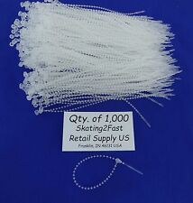 1000 Clear 5 Adjustable Security Loop Tagging Fasteners Lock Pin Tag Cable Tie
