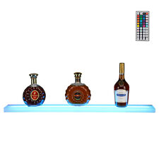 36 Inch Wall Mounted Led Lighted Liquor Bottle Display Shelf Bar Shelf