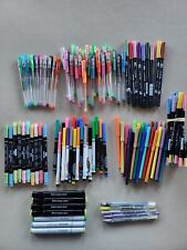 Lot Of 127 Artcraft Pensmarkersdualvariety Testedstampin Writetombow Copic