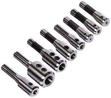 Shars 8 Pcs Precision R8 End Mill Tool Holder Set For Milling Machine 202-5310