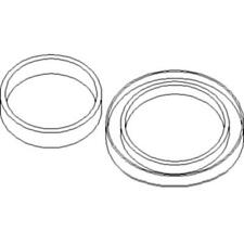Rear Axle Seal And Sleeve Kit Fits Case Ih 7110 Fits International 5088 5488