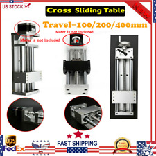 Electric Manual Cross Sliding Table Linear Rail Module1605 Ballscrew Xyz Axis