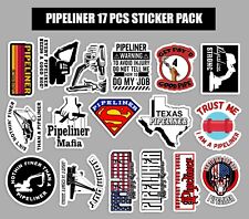 Pipeliner 17 Pcs Sticker Pack Vinyl Stickers Waterproof Laminated