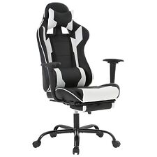 Ergonomic Gaming Racing Chair High Back Pc Computer Chair W Footrest Recliner