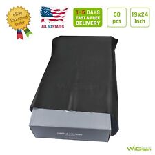 19x24 Inch Black Poly Mailers Large Envelopes Plastic Self Seal Shipping Bags