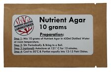 Nutrient Agar 10 Grams - Free Shipping