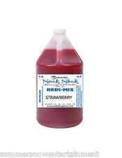 Snow Cone Syrup Strawberry Flavor. 1 Gallon Jug Buy Direct Licensed Mfg