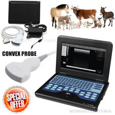 Vet Notebook Compact Ultrasound Scanner Animal Small Pet 3.5mhz Convex Probe Bag