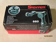 Starrett 660 Compact Magnetic Base Indicator Holder Wfine Adjustment New