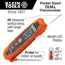 Klein Tools Ir07 Dual Irprobe Thermometer