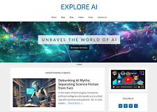 New Design Explore Ai Website Artificial Intelligence Blog Auto Content