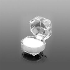 51020pcs Plastic Transparent Crystal Lots Jewelry Ring Display Storage Boxes