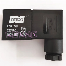 1pc New For Amisco Evi79 Ac220v 6va Electromagnetic Directional Valve Coil