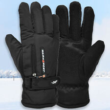 Men Winter Waterproof Fleece Thermal Ski Snowboarding Drive Work Gloves Mitten