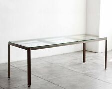 Large Angle Iron Industrial Conference Dining Table Custom Made To Order
