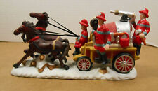 Dickens Collectables Accessory Horse Drawn Fire Truck 433-1534 1998