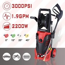 Electric Pressure Washer 3000psi Jet Wash Car Patio Fence Graffiti Soap Cleaner